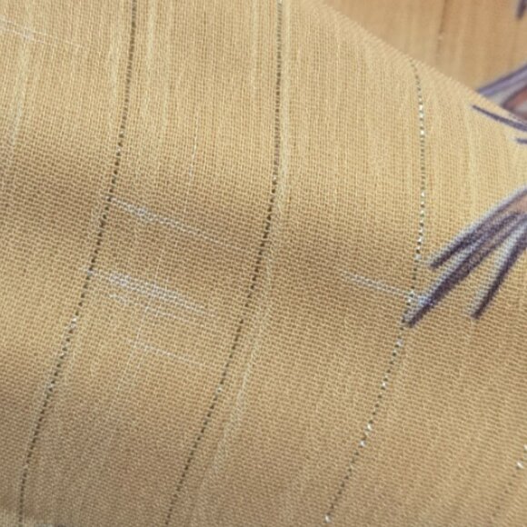 Rachel Parcell Yellow Metallic Striped Paisley Print Mini Dress Size Large FLAW - Picture 12 of 16